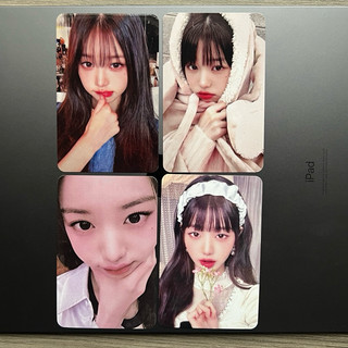 Set 4 card bo góc ive won young photocard fanmade unofficial