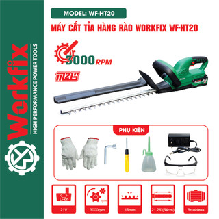 Máy cắt cỏ cao cấp himoki - máy tỉa cành, cắt cây cầm tay dùng pin trâu 15 cell