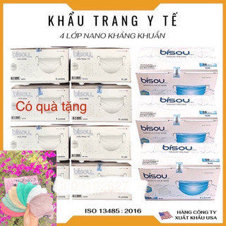 [Khẩu trang y tế] Bisou cao cấp hàng chuẩn 100% ( chuyên sỉ)