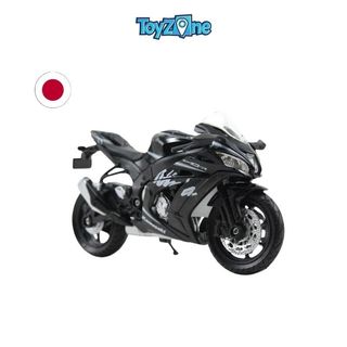 Mô hình xe mô tô Kawasaki Ninja ZX-10R 1:18 Welly Black