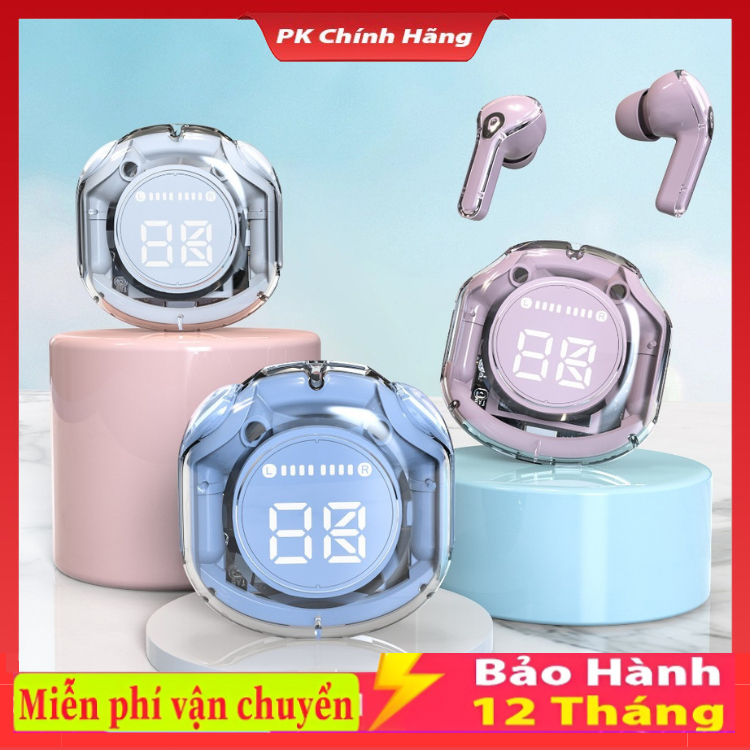 Tai Nghe Bluetooth Không Dây KY9 Ultrapods Pro V5.3 Cảm Ứng Âm Thanh Hifi Màn Hình Led Có Mic Đàm Th