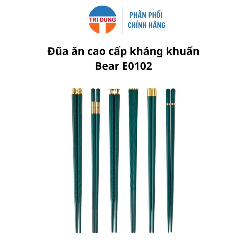 Đũa ăn cao cấp kháng khuẩn Bear E0102