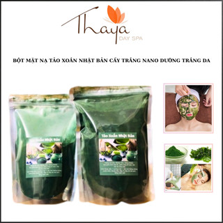 Bột Mặt Nạ Tảo Xoắn Nhật Bản Dưỡng Trắng Da | Bột Tảo Biển Đắp Mặt Làm Trắng Da, Se Khít Lỗ Chân Lông