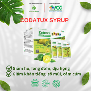 ✅ codatux syrup - hỗ trợ giảm ho, long đờm