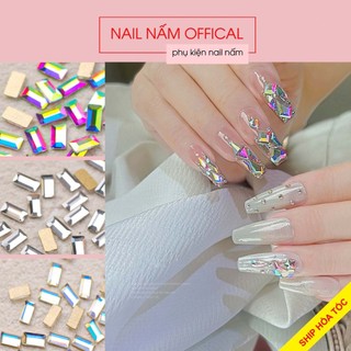 Hũ đá khối nail, đá khối chân nhọn siêu sáng