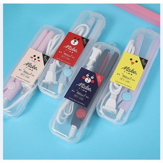 Máy duỗi tóc mini du lịch màu hồng