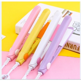 Máy duỗi tóc mini du lịch màu hồng