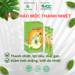 ✅ Combo 5 hộp bột thảo mộc thanh nhiệt - Hỗ trợ thanh nhiệt,mát gan- Hộp 10 gói x 8g