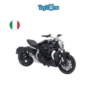 Mô hình xe mô tô ducati x diavel s black 1:18 bburago