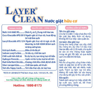 Nước giặt hữu cơ LayerClean