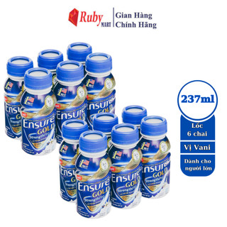 Combo 2 Lốc 6 chai Ensure Gold 237ml/chai phiên bản mới