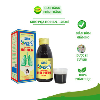 Pqa siro ho hen hàng chính hãng chai 125ml