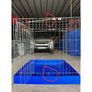 Lồng kẽm, lồng gà 1m x 1m x 1m thích hợp cho thú cưng và gia cầm nhỏ.