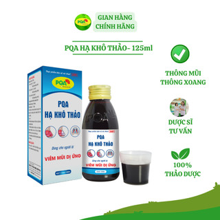 PQA Hạ Khô Thảo dùng cho người viêm mũi dị ứng chai 125ml