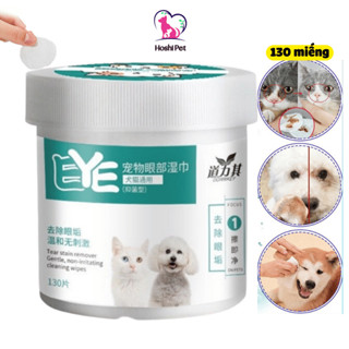 Khăn lau mắt và tai chó mèo giữ vệ sinh sức khoẻ cho bé Hoshi Pet