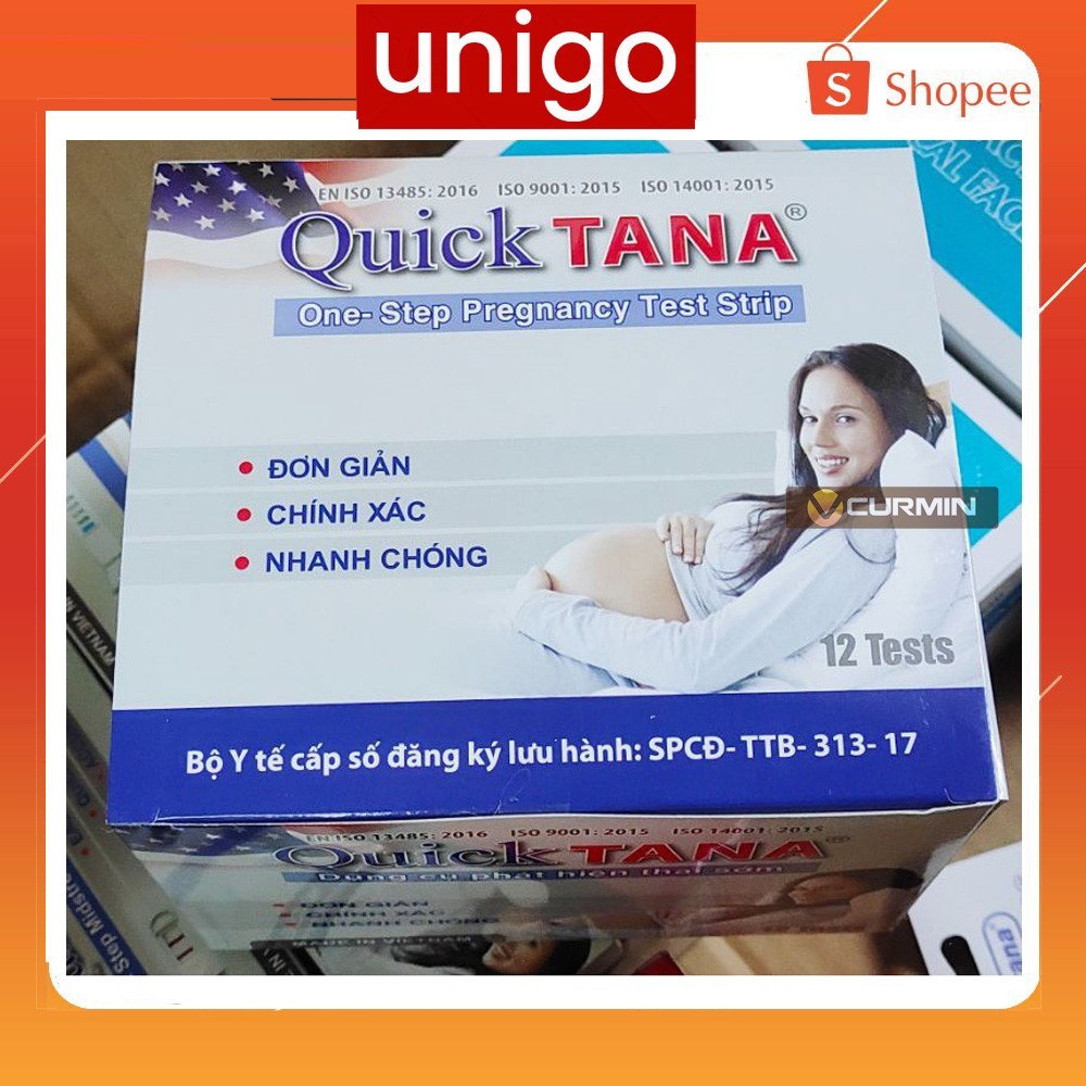 5 Que thử thai Quickseven, Quicktana 5 hộp 5 que