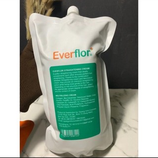 Kem duỗi Everflor 1.000ml x 2 (số 1+2) Siêu thẳng