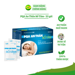 PQA An thần bổ tâm dùng cho người mất ngủ mạn tính- hộp 25 gói