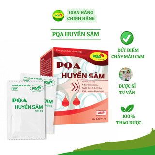 Cốm Huyền Sâm PQA- chảy máu cam- hộp 12 gói