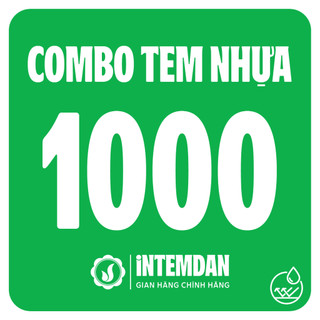COMBO 1.000 Tem Nhựa Chống Nước VINH LIEN in Theo Yêu Cầu in tem dán Khổ A3