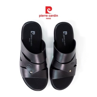 Dép nam Pierre Cardin chất liệu da cao cấp, đế cao su chống trượt, không gây hôi chân - 163
