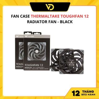 Fan case thermaltake toughfan 12 radiator fan - black