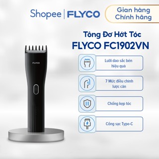 Tông Đơ Cắt Tóc Flyco FC1902VN Điều Chỉnh Cử 7 Cự Ly - Hàng Chính Hãng
