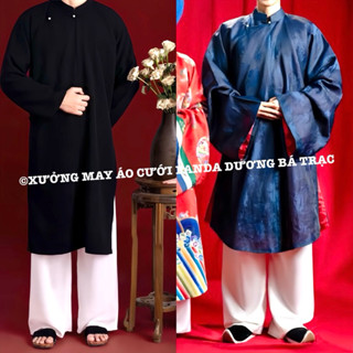   BIGSIZE 10XL HOẢ TỐC 4H  QUẦN NAM NỮ LỤA KAKI DÀY LƯNG CHUN PHỐI ÁO DÀI ÁO TẤC NHẬT BÌNH VIỆT HỶ PHỤC ĐỦ MÀU CAO CẤP 