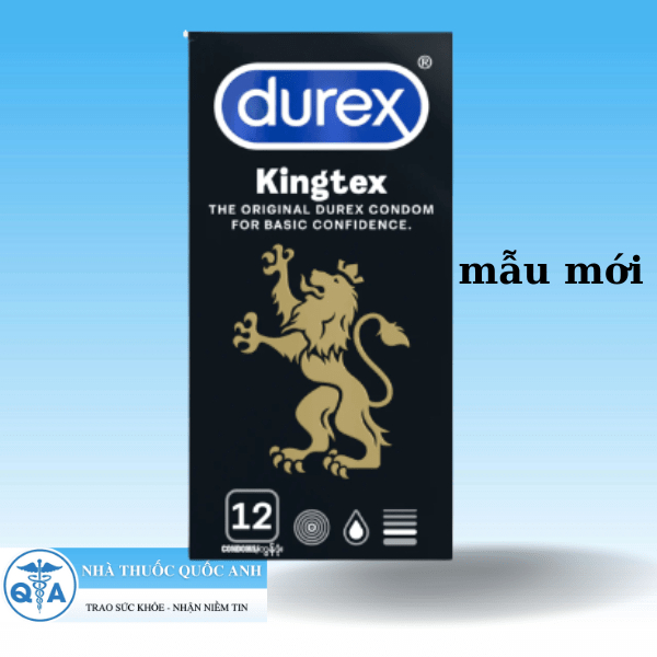 BAO CAO SU DUREX KINGTEX HỘP 12 CÁI