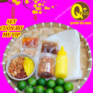  Bánh Tráng Dẻo Cuôn Bơ Me Vip Muối Bò Bơ Béo Muối Sặc Sốt Tắc | Bánh Tráng Quyên Tây Ninh 