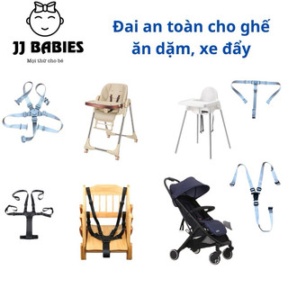 Sẵn đai an toàn cho ghế ăn dặm, xe đẩy