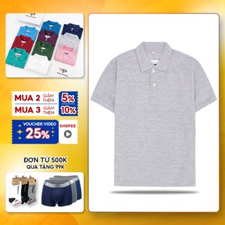 Áo thun polo nam cổ bẻ big size SPMPB01 PIGOFASHION vải co giãn size to trên 80kg