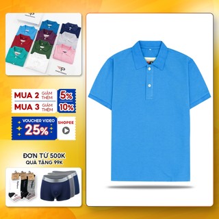 Áo thun nam big size cho người trên 80kg cổ bẻ cao cấp SPMPB01 chọn màu và size - PigoFashion