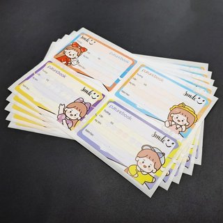 [MẪU MỚI 2024] Nhãn Vở Học Sinh Futurebook SMILE (Xấp 20 Nhãn)