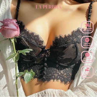 Áo bra ren nữ bralette sexy la perbra corset 2 dây ren gợi cảm áo lót nâng ngực gọng mút mỏng - b31