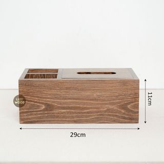 Hcm l khay đa năng đụng đũa muỗng và giấy ăn, khay gỗ đa năng - miễn phí khắc logo