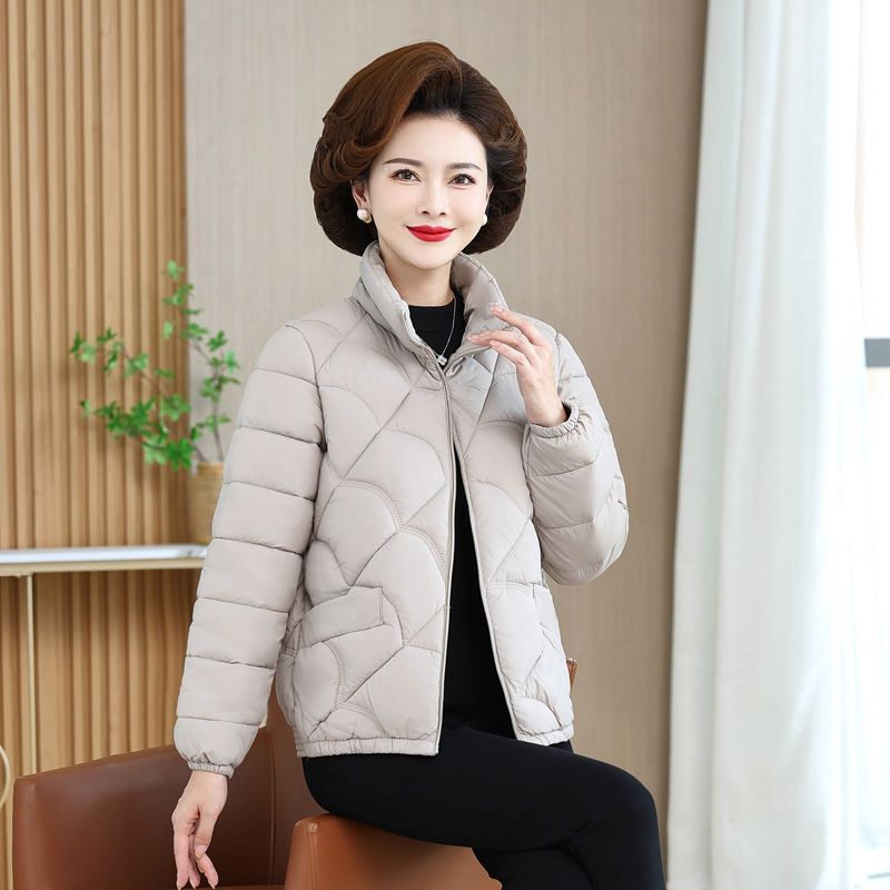 Áo Khoác Cotton Đệm Bông Mùa Thu Đông Cho Mẹ AK16 - Hàng Quảng Châu Cao Cấp