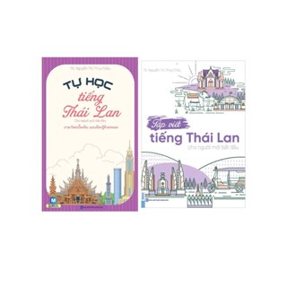 Sách - Combo Tự Học Tiếng Thái Lan + Tập Viết Tiếng Thái Lan (Cho Người Mới Bắt Đầu - Bộ 2 Cuốn) - MC