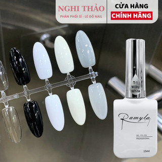 Sơn gel đen trắng nước gạo ramyla 15ml
