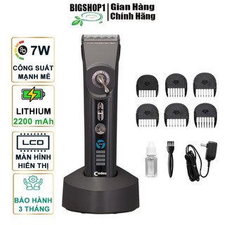 Tông đơ cắt tóc Codos CHC-925 lưỡi sứ có turbo tăng tốc 3 mức độ.