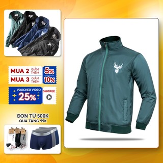 Áo khoác dù nam 2 lớp cao cấp, lót thấm hút tốt PigoFashion AKD901 màu xám chọn thêm màu