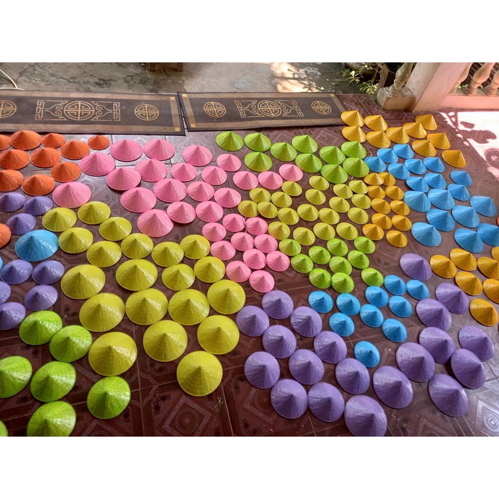 [Rẻ_vô_địch] Nón lá sơn các màu, nón sơn , nón lá sơn , nón lá trang trí, dây nón lá