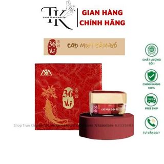 Cao mụn sâm đỏ 36 vị thuốc bắc hủ to 15g