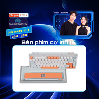 [GIAO NGAY] Bàn phím cơ Infi75 Lite - phiên bản cắt giảm màn hình của Infi75