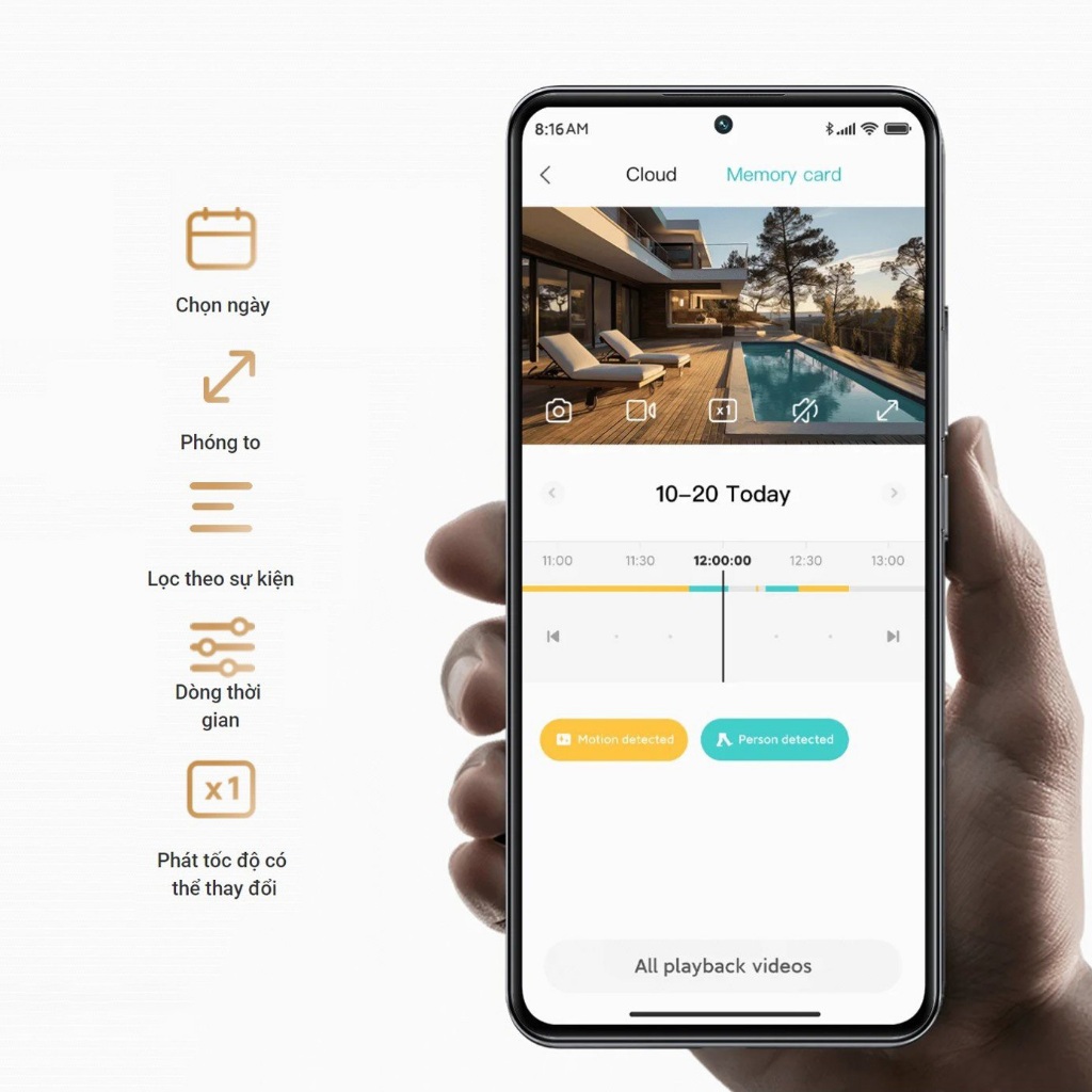 Camera giám sát ngoài trời Xiaomi CW300,1440P HD,ban đêm màu sắc đầy đủ,xem từ xa ứng dụng di động | BigBuy360 - bigbuy360.vn