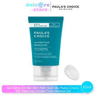 Gel Dưỡng Ẩm Ban Đêm Kiểm Soát Dầu Paula's Choice Skin Balancing Invisible Finish Moisture Gel 60ml