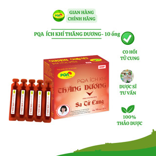 PQA Ích Khí Thăng Dương dùng cho phụ nữ bị sa tử cung hộp 10 ống