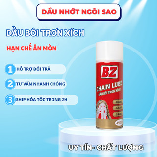 CHAI XỊT DƯỠNG SÊN XÍCH BZ CHAIN LUBE 450ML