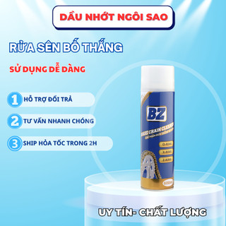 Xịt rửa sên, vệ sinh bố thắng xích xe máy BZ Chain Cleaner 600ML