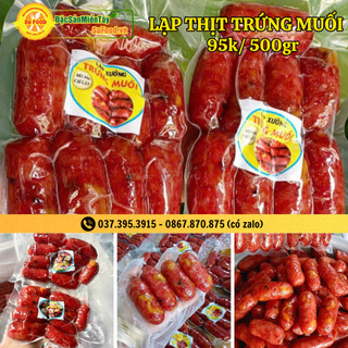 Lạp xưởng thịt trứng muối Cai Lậy, Tiền Giang  - loại đặt biệt 1 gói 500gr